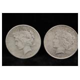 1922 D Silver Peace Dollars