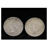 1922 Silver Peace Dollars