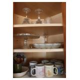 Egg Plate, Dessert Stand, & Coffee Cups