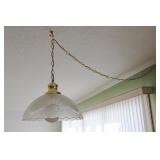 Glass Swag Hanging Lamp