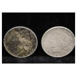 1922 D Silver Peace Dollars