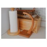 Breadbox, Banana Hook, & Paper Towel Holder