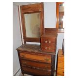 Antique Dresser w/ Mirror