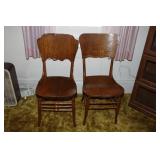 Antique Oak Dining Chairs
