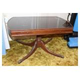 Mahogany Glass top Coffee Table