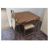Card Table & 2 Chairs.