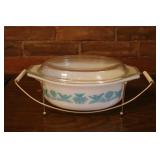Vintage Pyrex Blue Bird 1 1/2 qt. Casserole