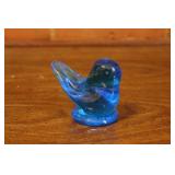 Signed Blue Bird of Happiness Figurine