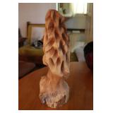 20" Wood Carved Mushroom