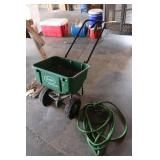 Lawn Spreader & Garden Hose