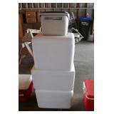 Styrofoam Coolers & Coleman Personal Cooler