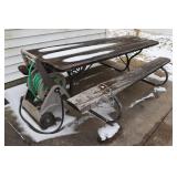 Picnic Table & Garden Hose Reel