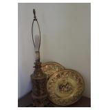 Decorative Plates & Lamp