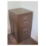 HON 2 Drawer Metal Filing Cabinet