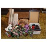 Rugs, Floral Arrangements, Baskets