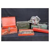 Metal Toolbox, Gun Cleaning Kit, Ammo Box