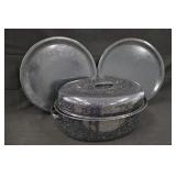 Granite Roaster & Pizza Pans