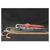 Vintage Umbrellas & Canes
