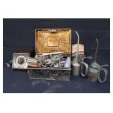 Oil Cans, Antenne Rotator, & Mixed Tools
