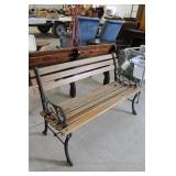 Wooden Park Bench