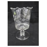 Etched Glass 6" Spooner