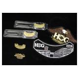 'Hog' Harley Davidson Patches and Pins