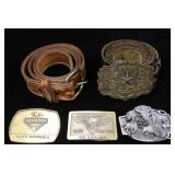 Belt Buckles and Leather Belts