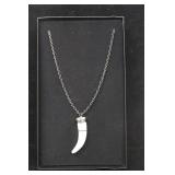 Real Collectibles by Adrianne White Horn Pendant