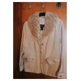 Terry Louis XL Leather &  Faux Fur lined Winter Co