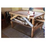 Work Bench & Assorted Lumber