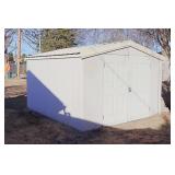 11' 7' x 9' 10' x 7' 6' Poly Shed