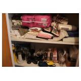 Towels & Avon Perfume Bottles