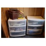 Rolling Storage Drawers & Contents