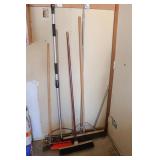 Brooms, Rake, Scrub Brush