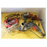 Angle Grinder, Jig Saw, & 1/2' Hammer Drill
