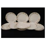 Jewel Tea Autumn Leaf  10" Dinner Plates