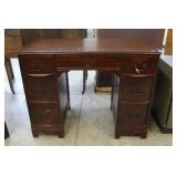 Mahogany Knee Hole Desk