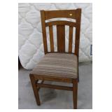 Oak Upholstered Chair