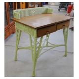 Wicker Writing  Desk