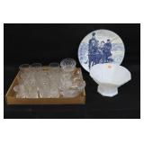 Pressed Glassware & Charger