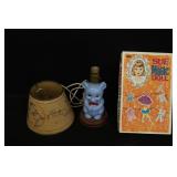 Vintage Lamp, Paper Dolls & Lamp Shade