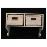 Wall Shelf w/ Baskets