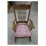 Oak Wooded Rocking Chair