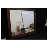 25" x 23". Antique Mirror