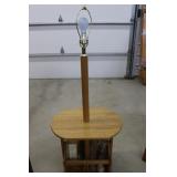 Lamp Table w/ Magazine Holder