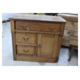 Pine Commode Cabinet