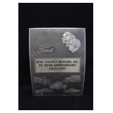 Ford 25th Anniversary Plaque