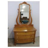 Vintage Oak 3 Drawer Dresser