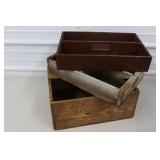 Vintage Crates & Dovetail Box