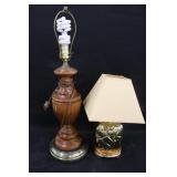 Wodd & Gold Plated Decorative Lamps
